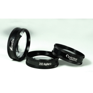 Soczewka diagnostyczna 20D – asferyczna soczewka okulistyczna do badań dna oka, zapewniająca szerokie pole widzenia i wy